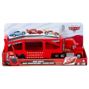Cars Disney Pixar Mack Trasportatore camion giocattolo da 33 cm Lui Disney Rosso