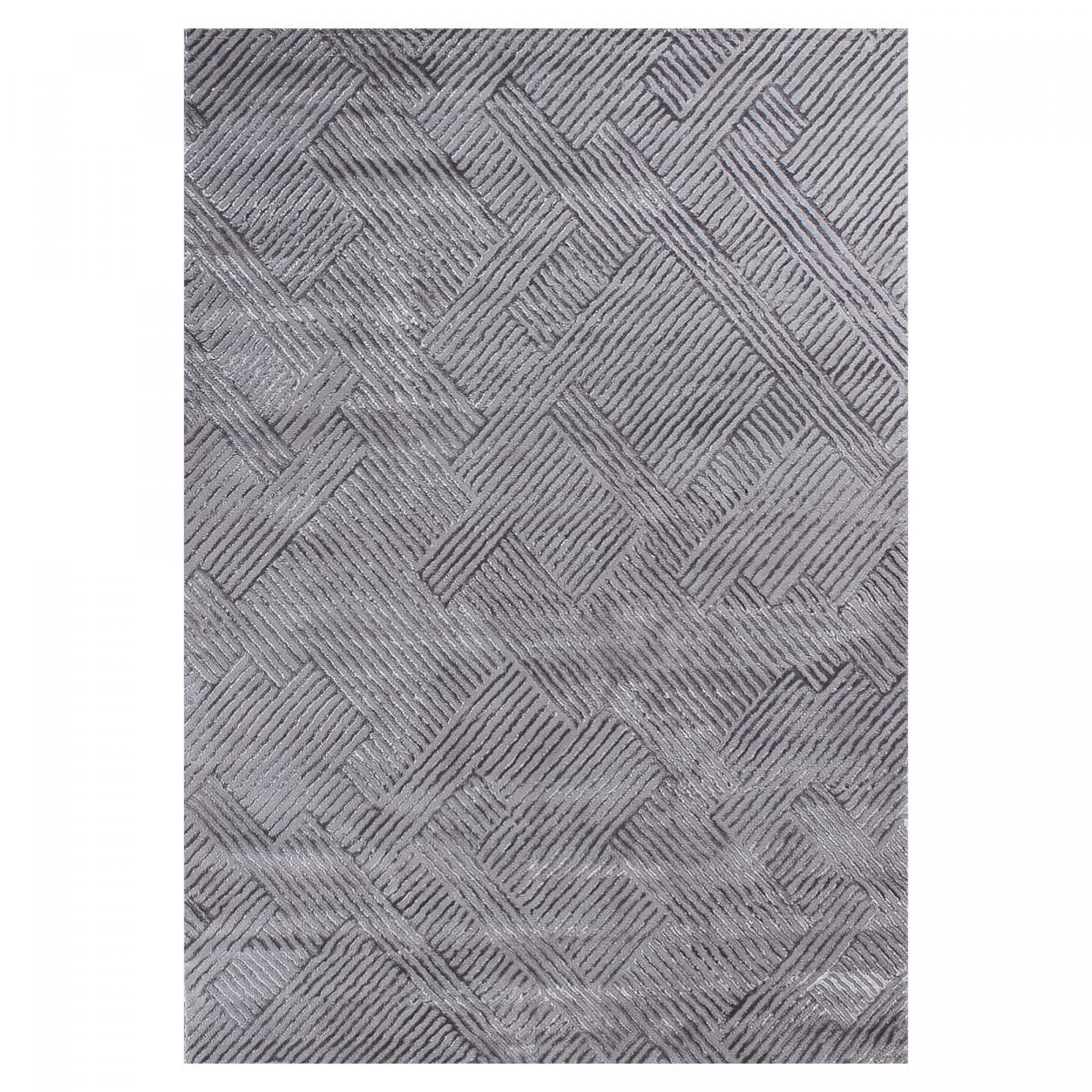 Tapis salon et chambre tissé motif géométrique DELU