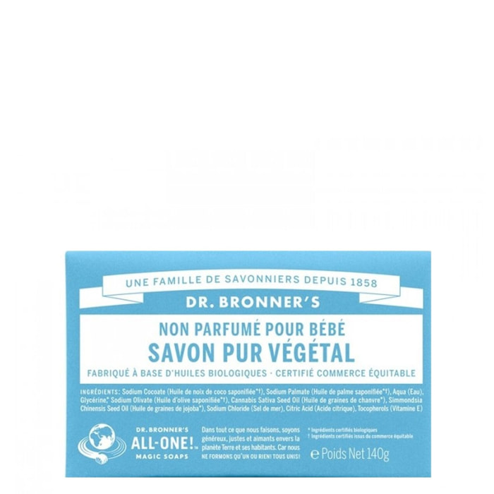 Savon Solide - Non Parfumé 140 g