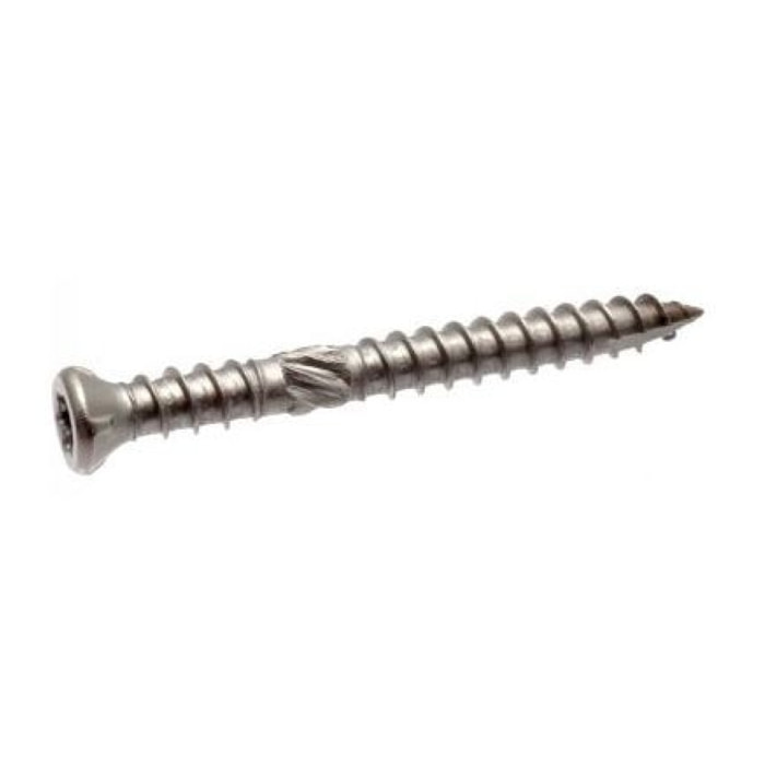 Boîte 100 Vis terrasse tête fraisée réduite inox A2 Torx ACTON - Double filet 5x70 - 623275X70