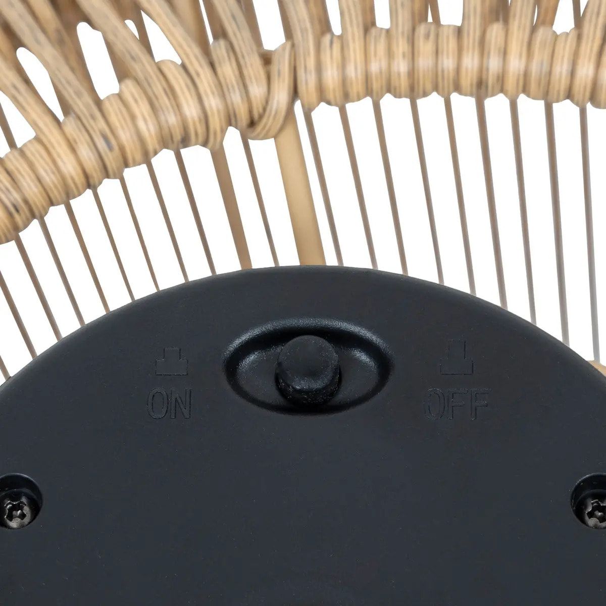 Lampadaire d extérieur solaire "Loise" beige H78cm