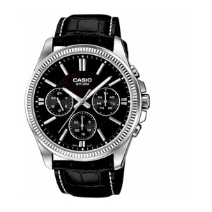 Reloj Casio MTP-1375L-1AVDF Hombre Analogico Cuarzo con Correa de Cuero