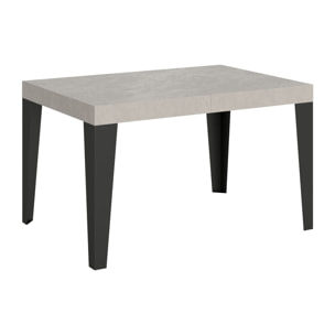 Tavolo allungabile 90x140/400 cm Flame cashmere gambe antracite