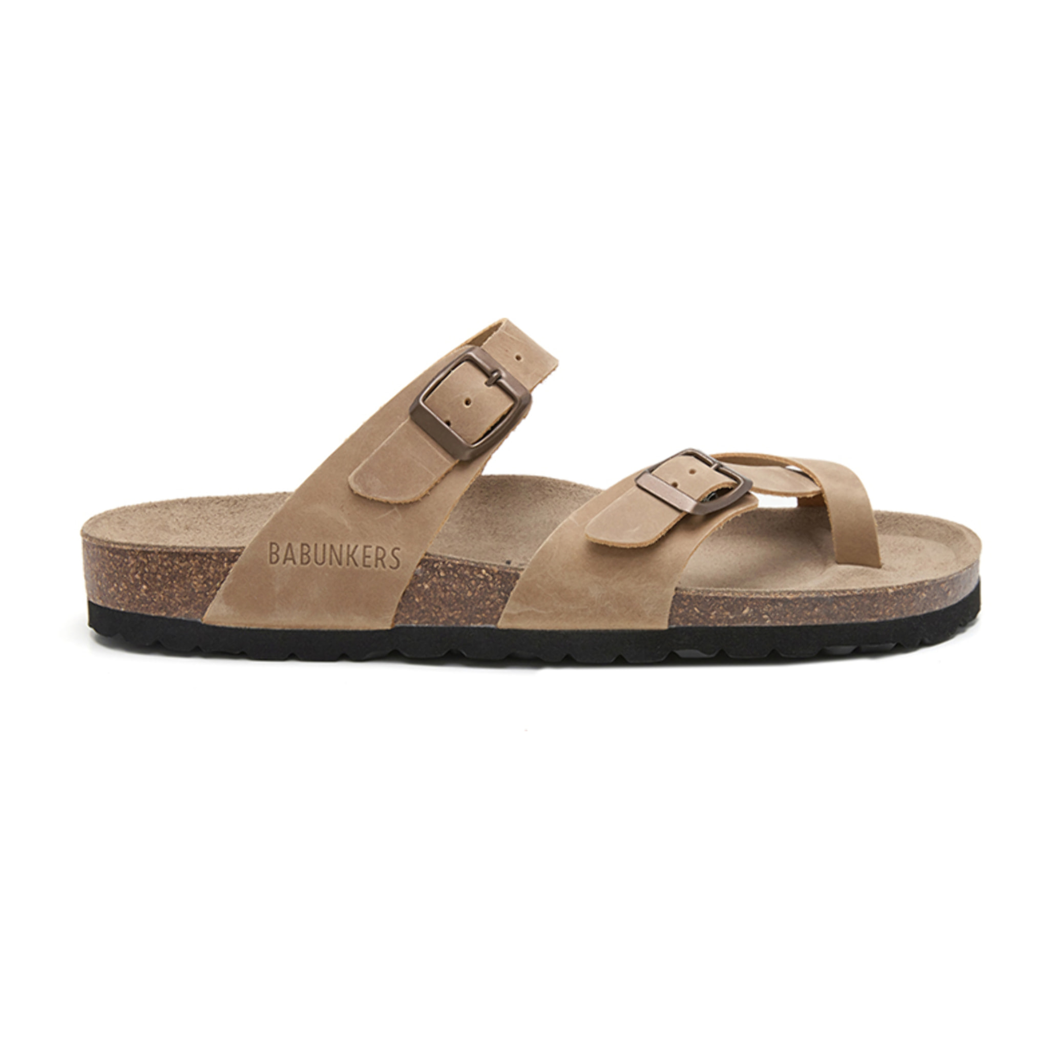 SANDALIA BABUNKERS MARRON