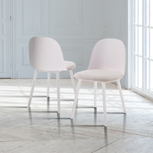 Tomasucci Lot de 4 Chaises JADE BLANCHE