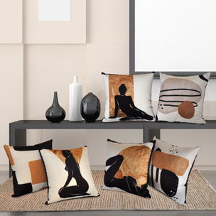 CASA ANVERSA Moma Cuscino in velluto stampato sfoderabile