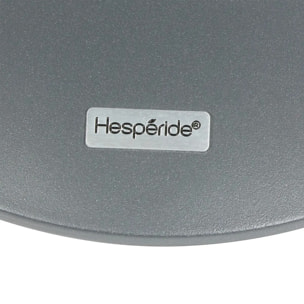 Table d'appoint de jardin Soletia 40x40x50cm gris graphite