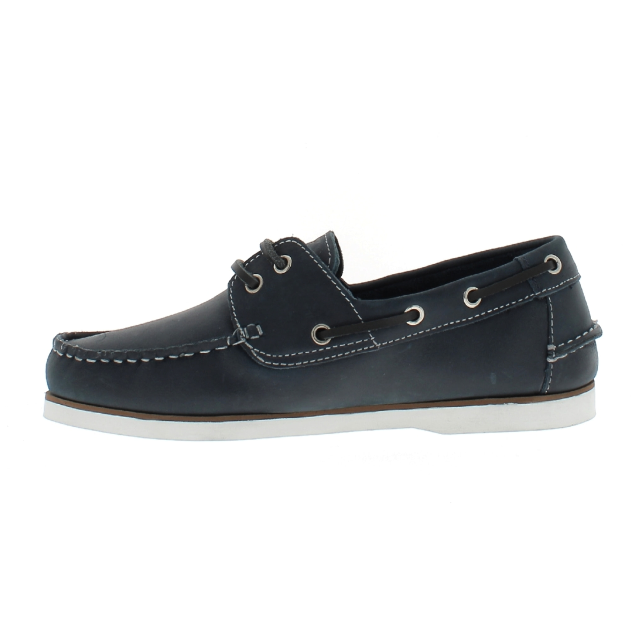 Armata di Mare Scarpe Uomo Mocassini da Barca in Vera Pelle Comfort AMU SS23F390 Navy