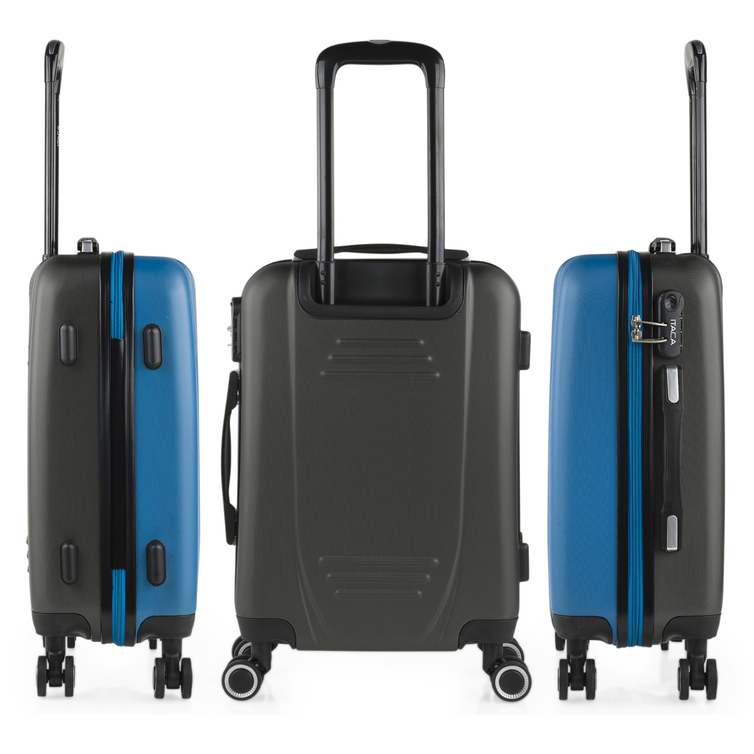 Maleta Cabina Itaca Tiber Azul-Antracita