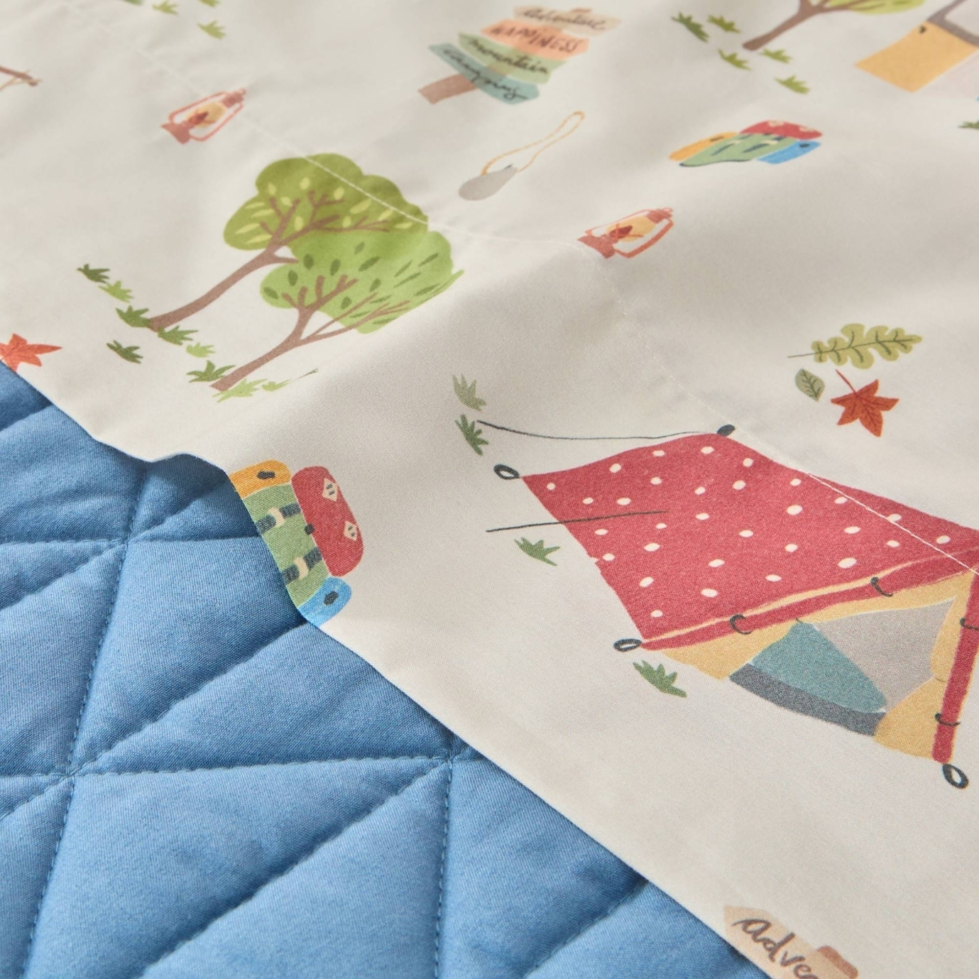 Sábana encimera camping Campito color gris piedra 100% Algodón percal