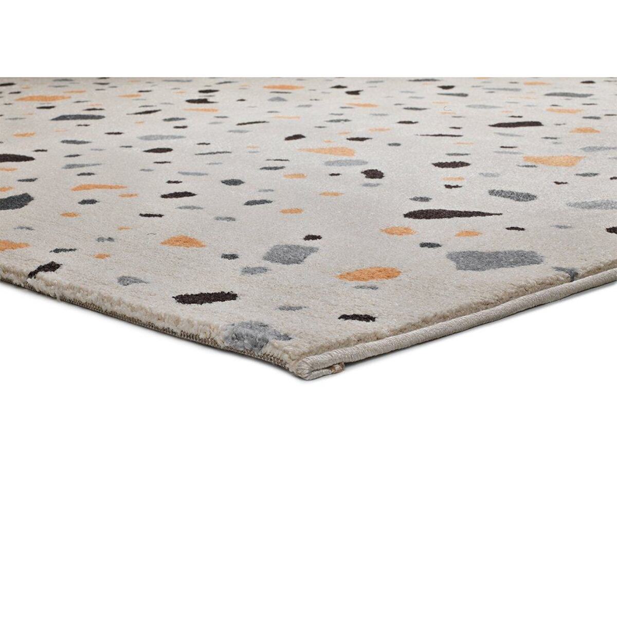 ADRA Alfombra inspiraciÃ³n terrazo en blanco, varias medidas disponibles