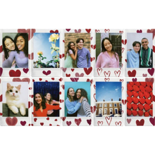Papier photo instantané FUJIFILM Mini Heart sketch ww (10 vues)