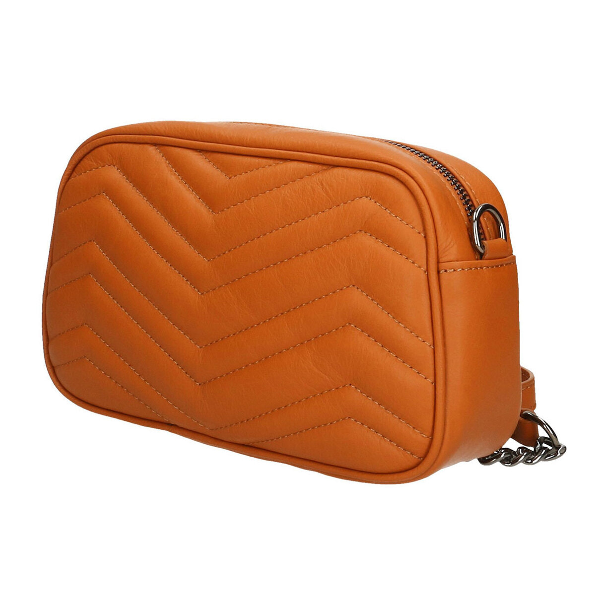 Borsa a tracolla da donna - Modello Cyane - Vera pelle - 24.0 x 13.0 x 7.0 cm
