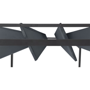 Pergola Venice toit lames orientables et 4 stores gris 3x4m