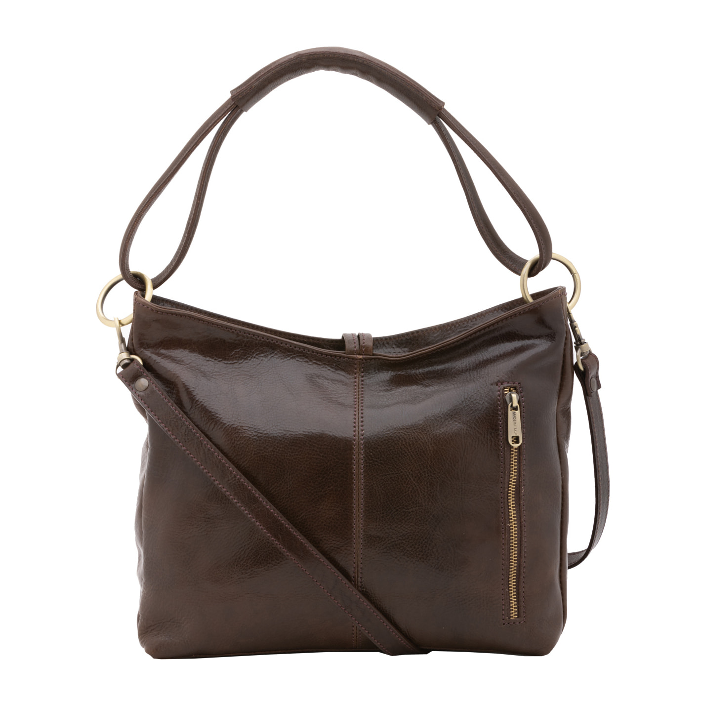 Borsa a spalla  da donna In Vera pelle Made in Italy 29x32x11 cm