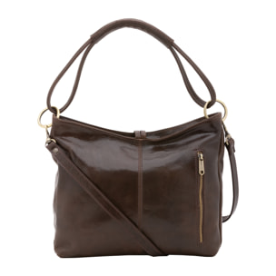 Borsa a spalla  da donna In Vera pelle Made in Italy 29x32x11 cm