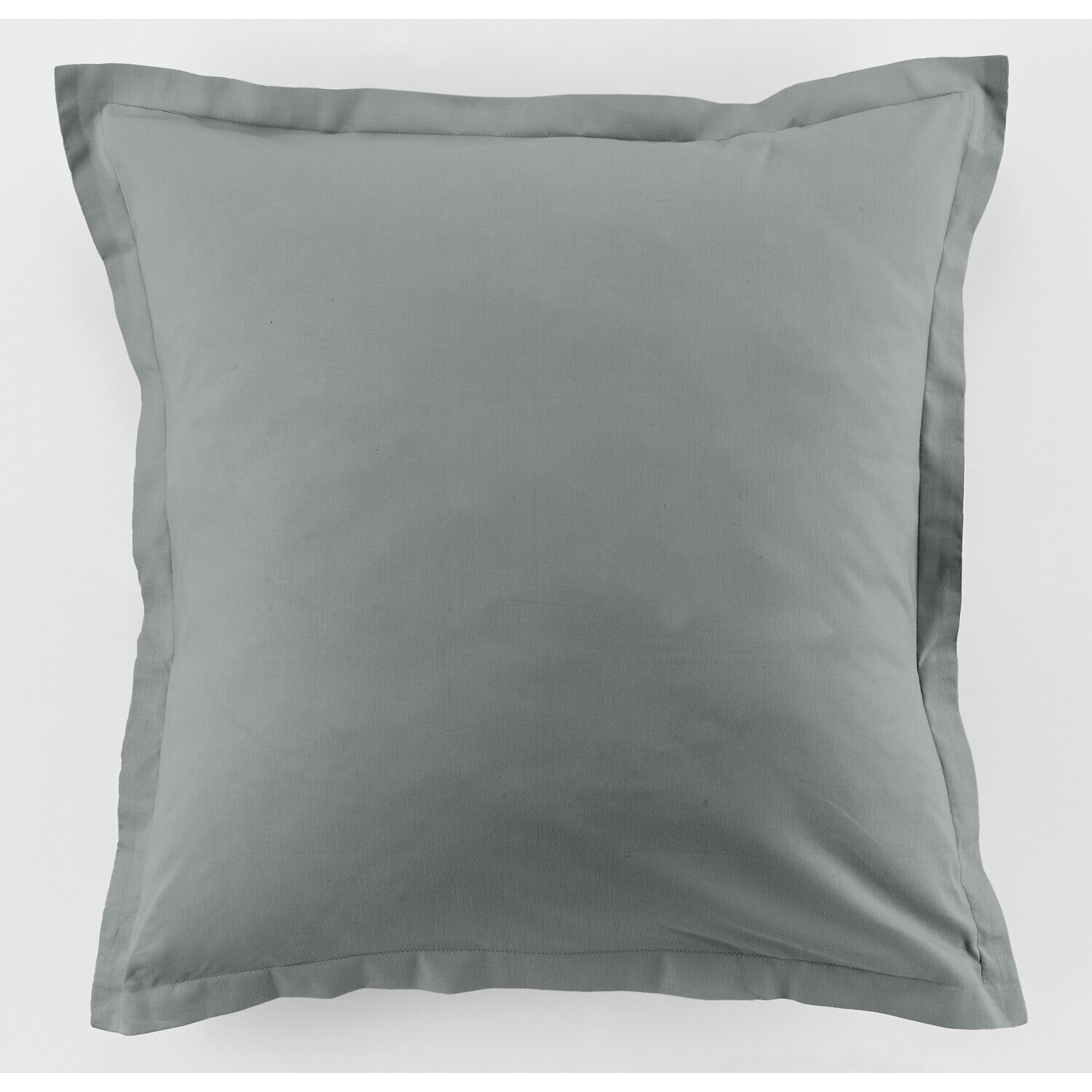 Lot de 2 taies d'oreiller 100% coton 57fils argent