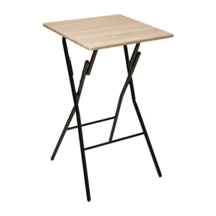 Mesa de bar plegable de madera