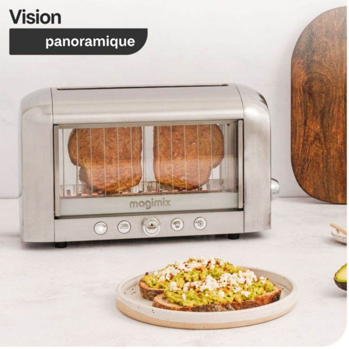 Grille-pain MAGIMIX 11540 vision rouge