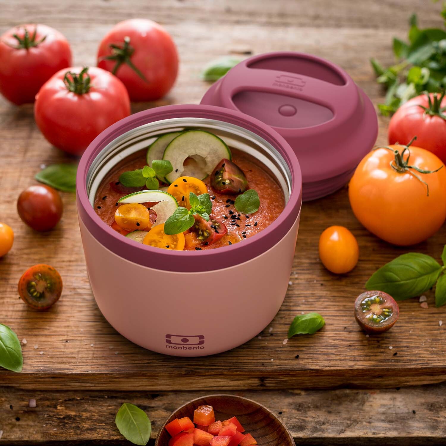 Lunch box isotherme Element 550ml Rose Bicolor