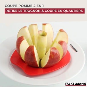 Coupe pomme en 8 morceaux couleur aléatoire Fackelmann Colors Edition