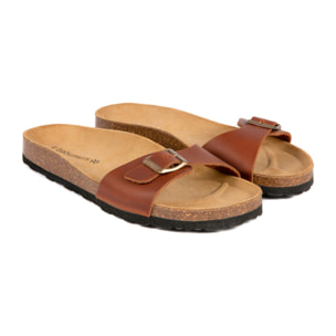 SANDALIA BABUNKERS MARRON
