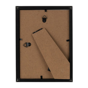 J-Line cadre photo Basic - bois - noir - small - 2 pièces
