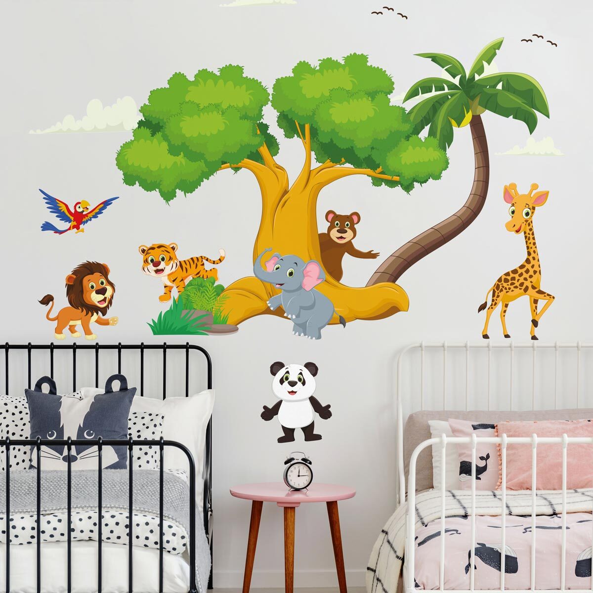 Stickers muraux | Sticker Mural Autocollant - ANIMAUX SOUS LES ARBRES - Stickers adhésifs