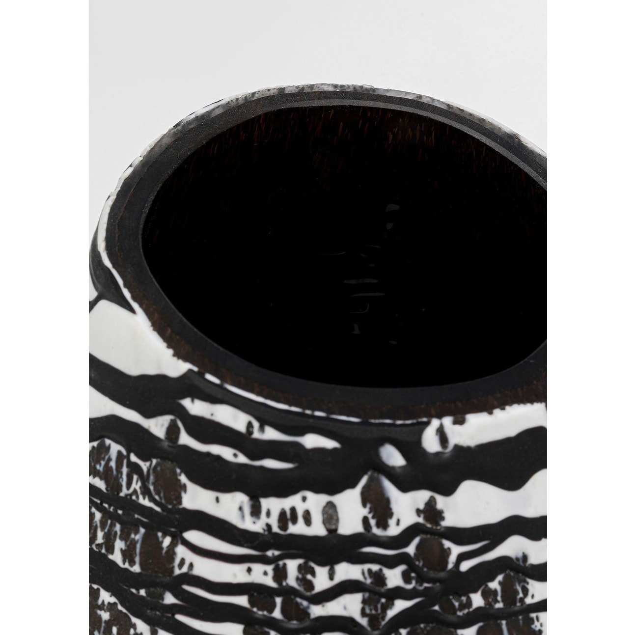 Vase Volante noir 27cm Kare Design