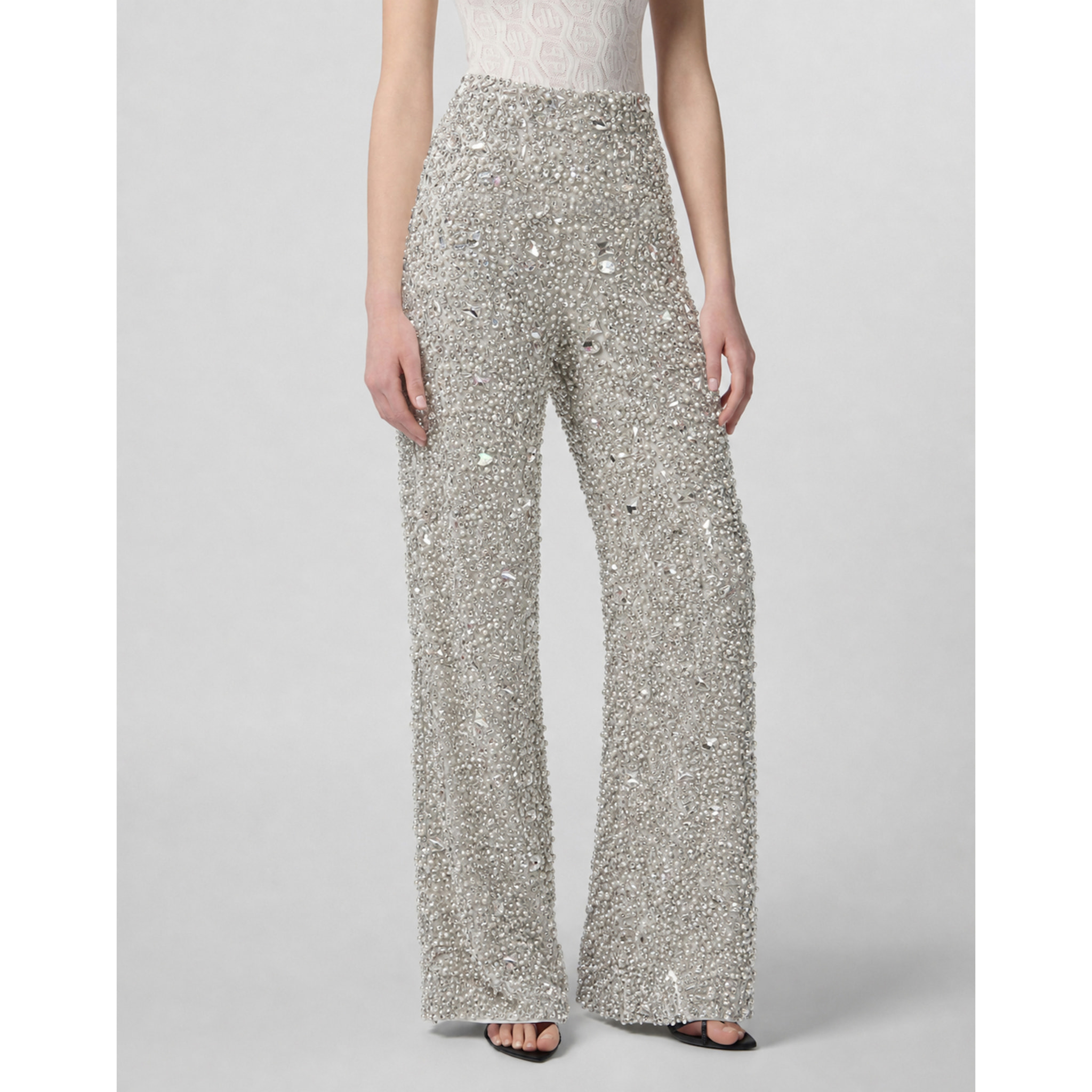 PHILIPP PLEIN Pantalones acampanados