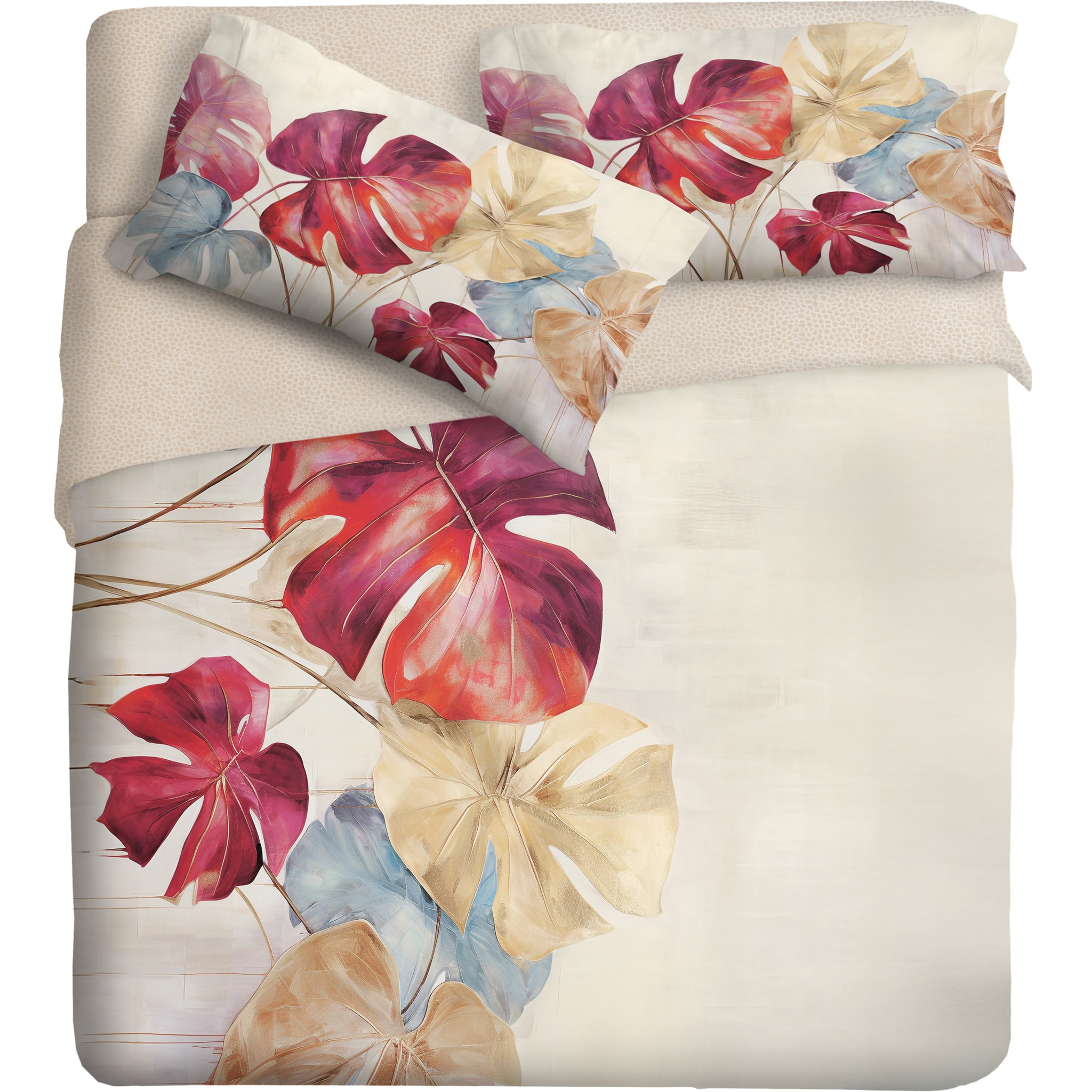 Parure copripiumino fotografico Piazzato Fine Art 2 piazze Disegno Iris