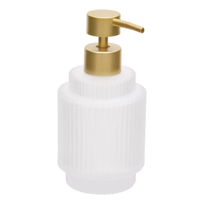 Distributeur de savon Solis rond 300ml transparent