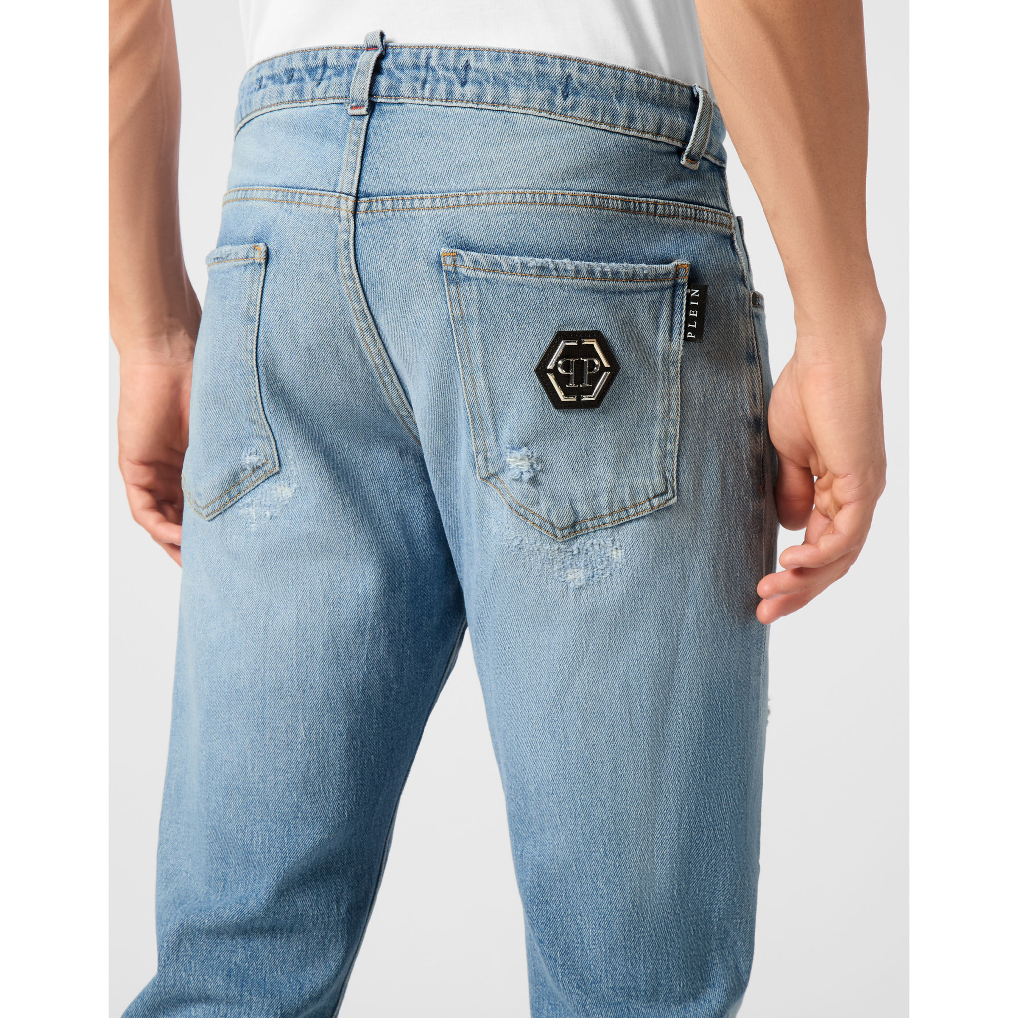 PHILIPP PLEIN Jeans taglio straight