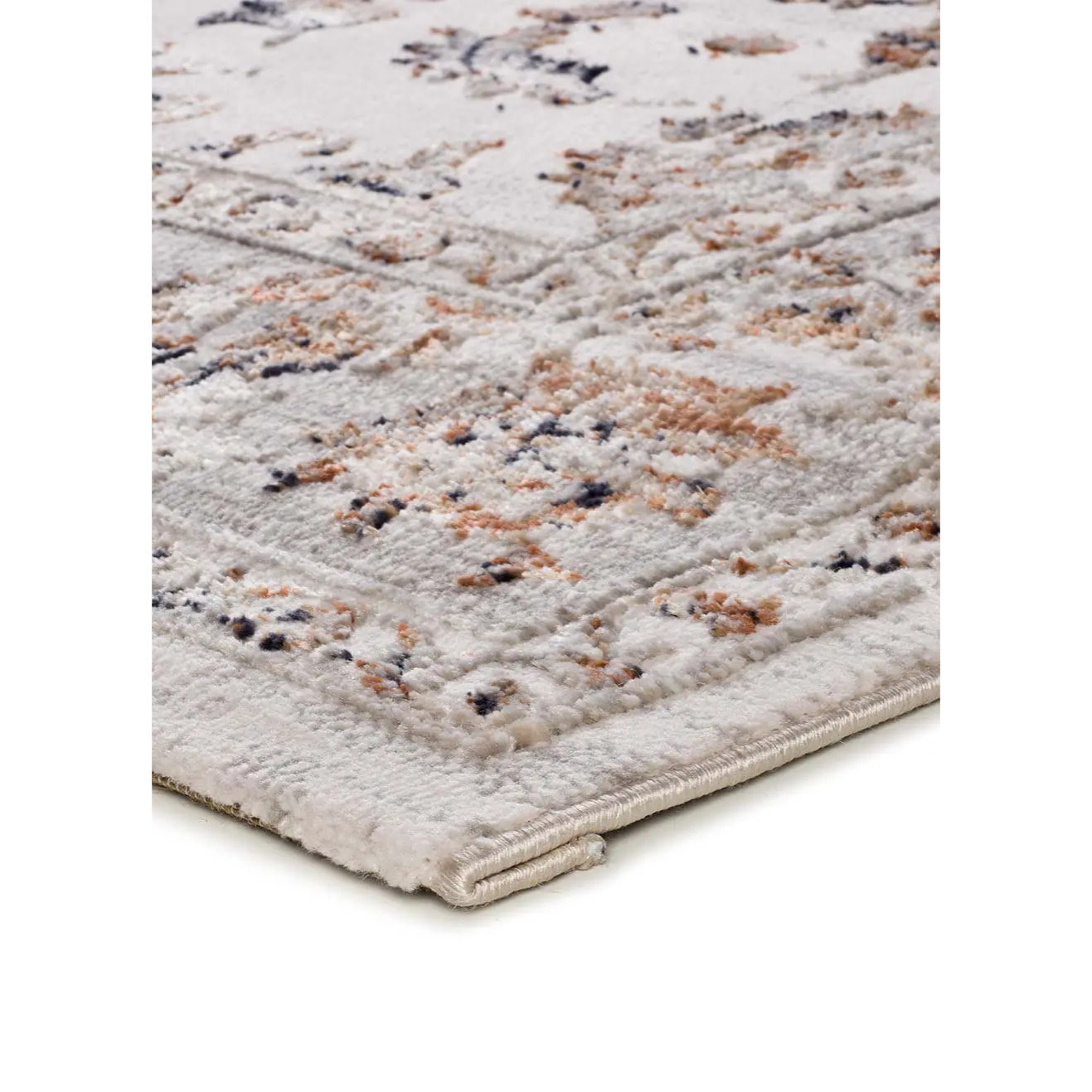 KEOPS Alfombra vintage con relieve multicolor, varias medidas disponibles.