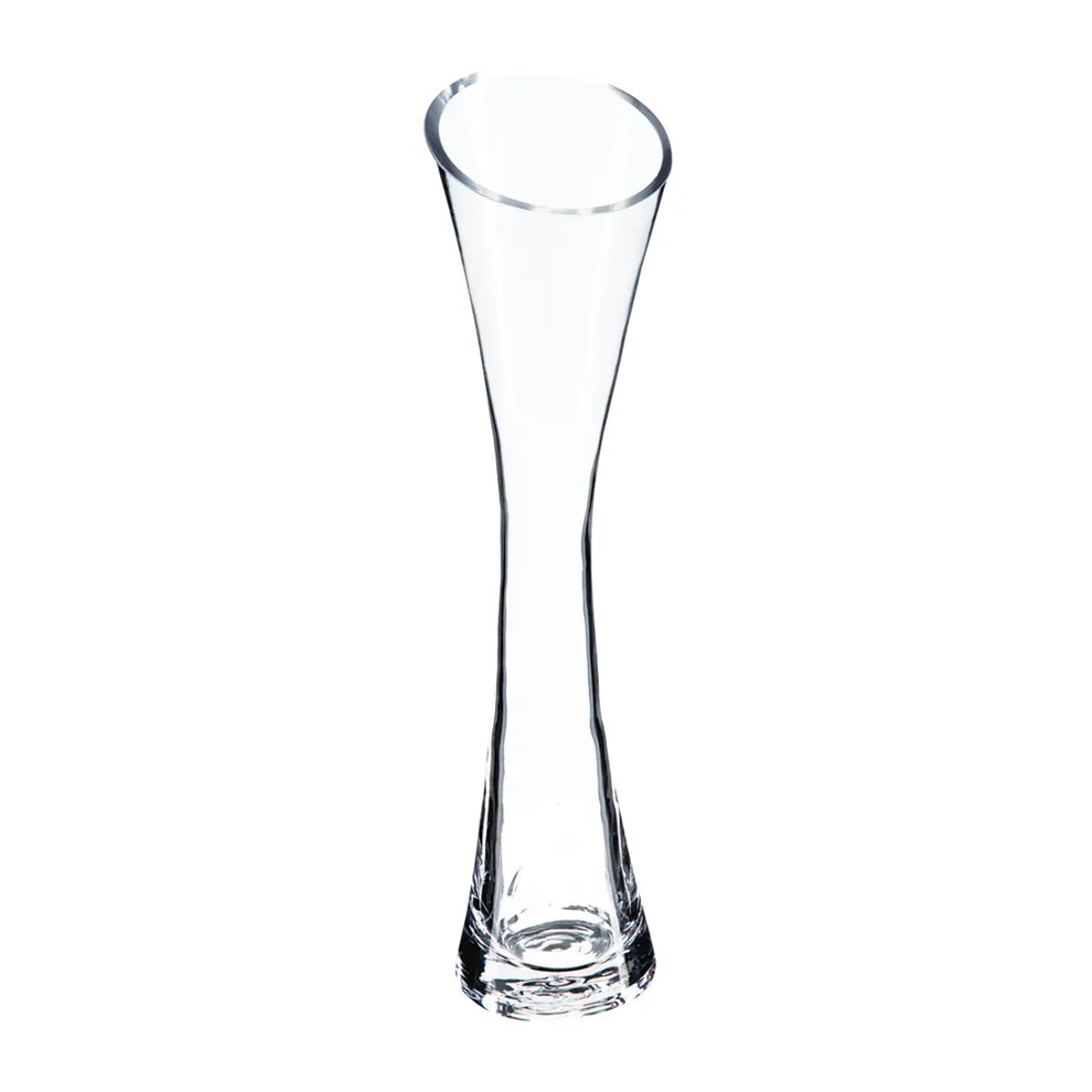 Soliflore verre transparent H30cm