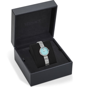 Versace Reloj De Cuarzo 2 Manecillas Greca Goddess Pet. Sp.(Wc-Dfa)