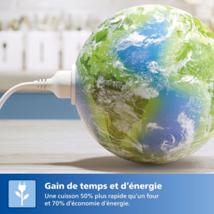 Friteuse sans huile PHILIPS HD9880/90 friteuse sans huile connectée Noir, Série 5000 8.3L