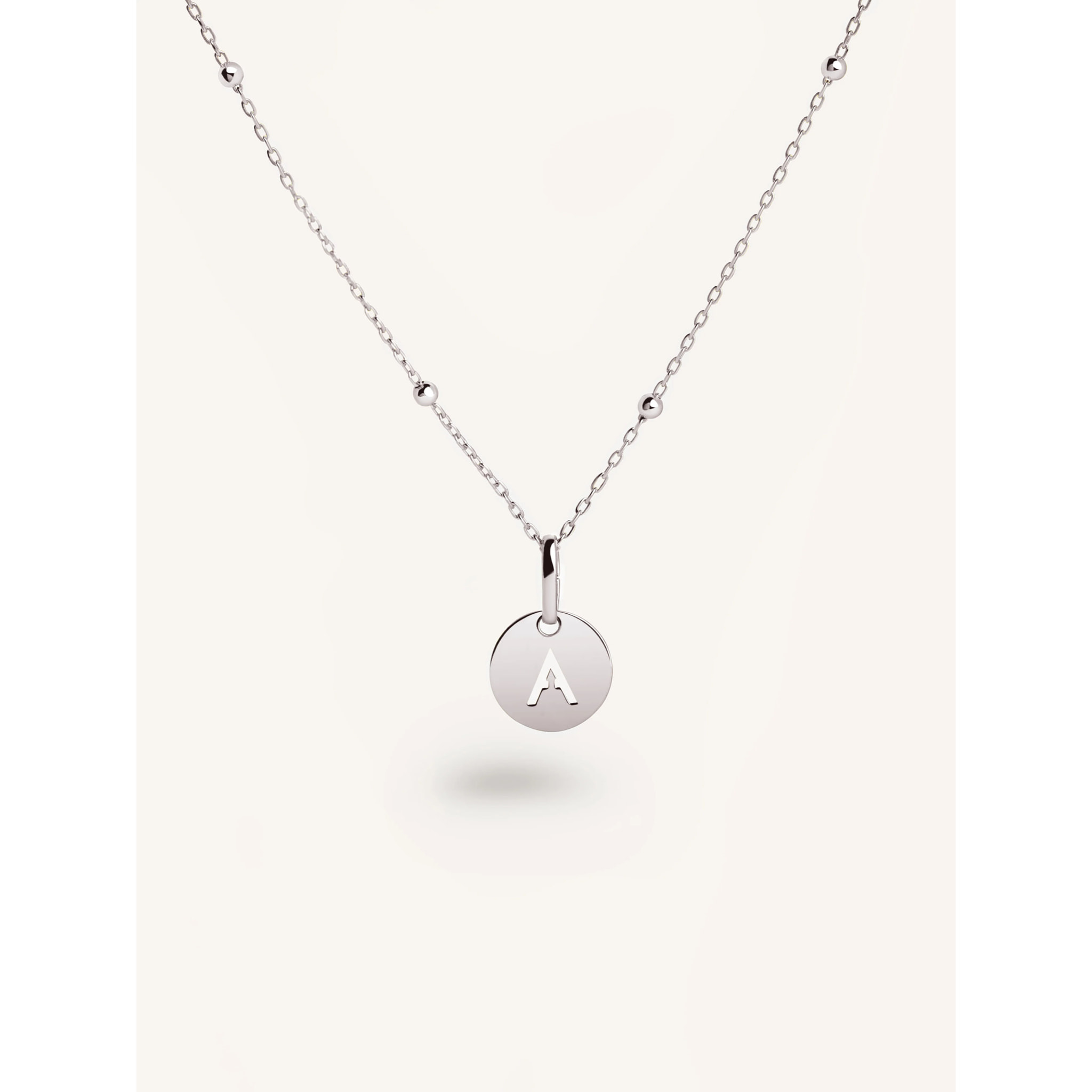 Collar Mini Medallion Plata