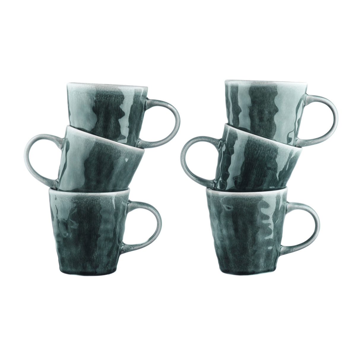 Mug MOON 40cl - 6 pièces - Pétrole