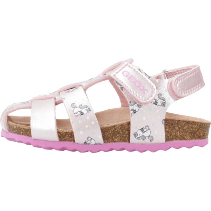 Sandalias Niña de la marca GEOX  modelo B SANDAL CHALKI GIRL ROSA