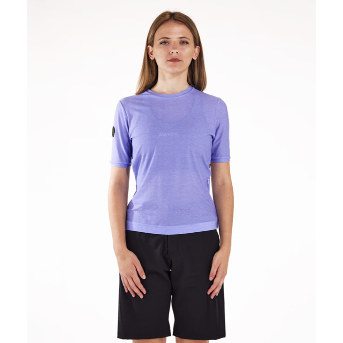 Stone Delta - Tech T-Shirt Donna - Pervinca - Donna