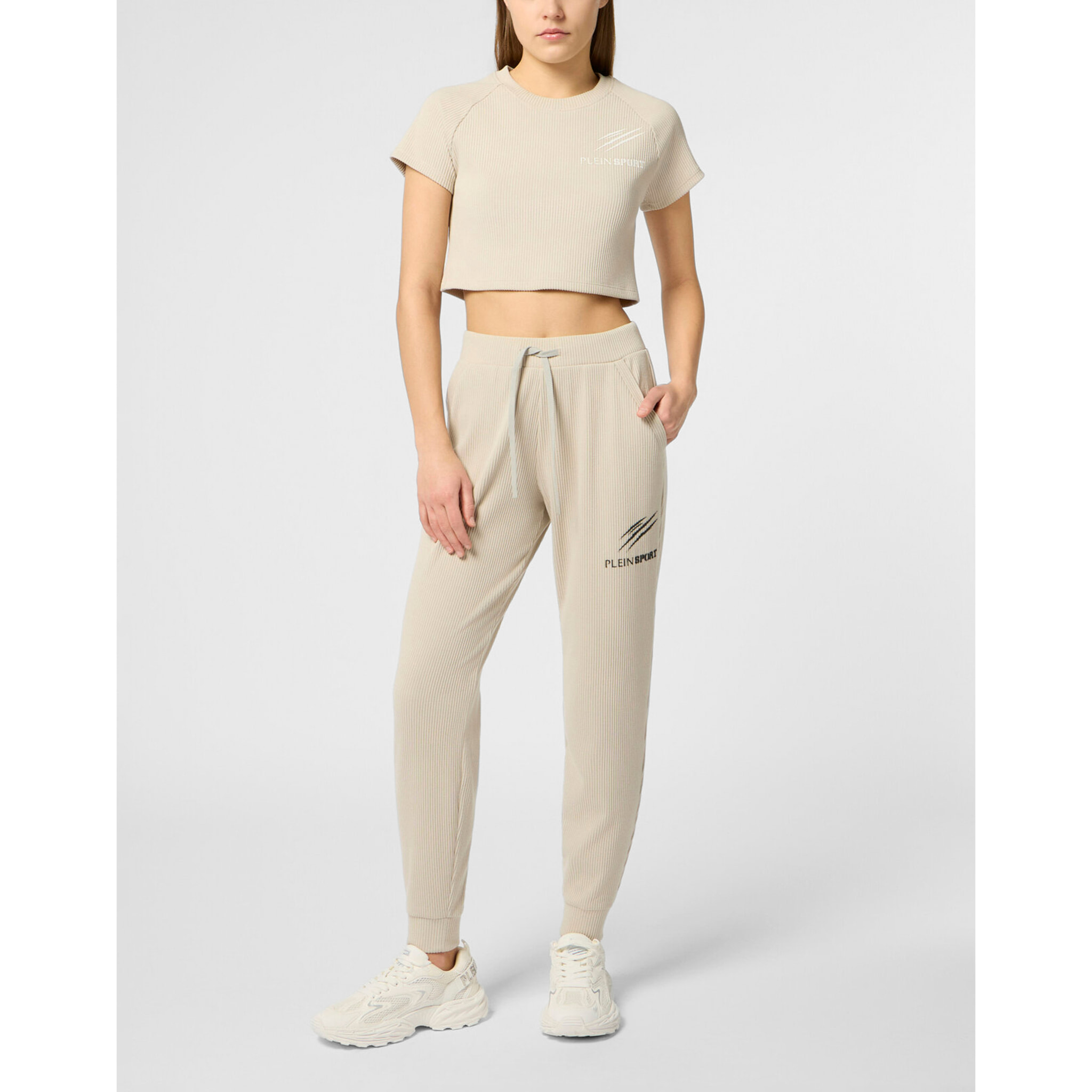 PLEIN SPORT Ribbed Joggers Scratch