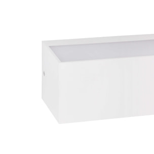 Ara big aplique exterior de empotrable de pared para bombilla E27 en color blanco