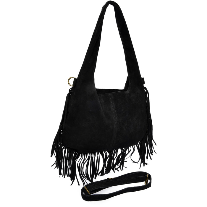 Borsa a tracolla Isabella Rhea Nero