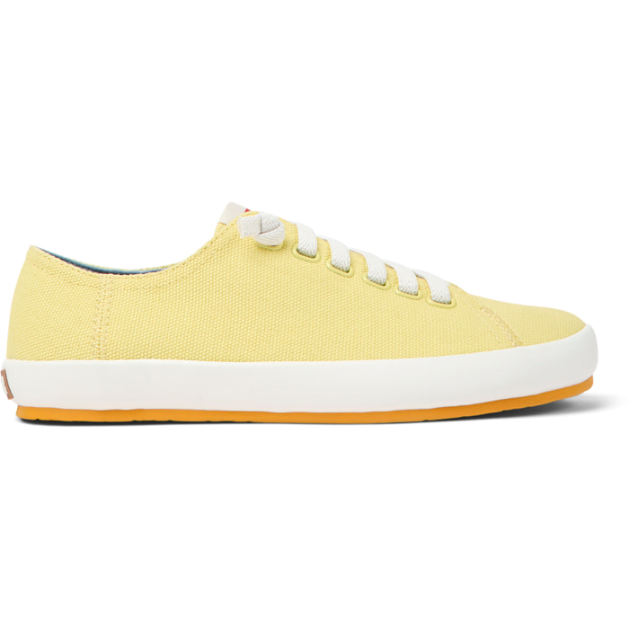 Zapatillas - CAMPER Peu Rambla Vulcanizado - Amarillo - Textil natural (algodón reciclado)