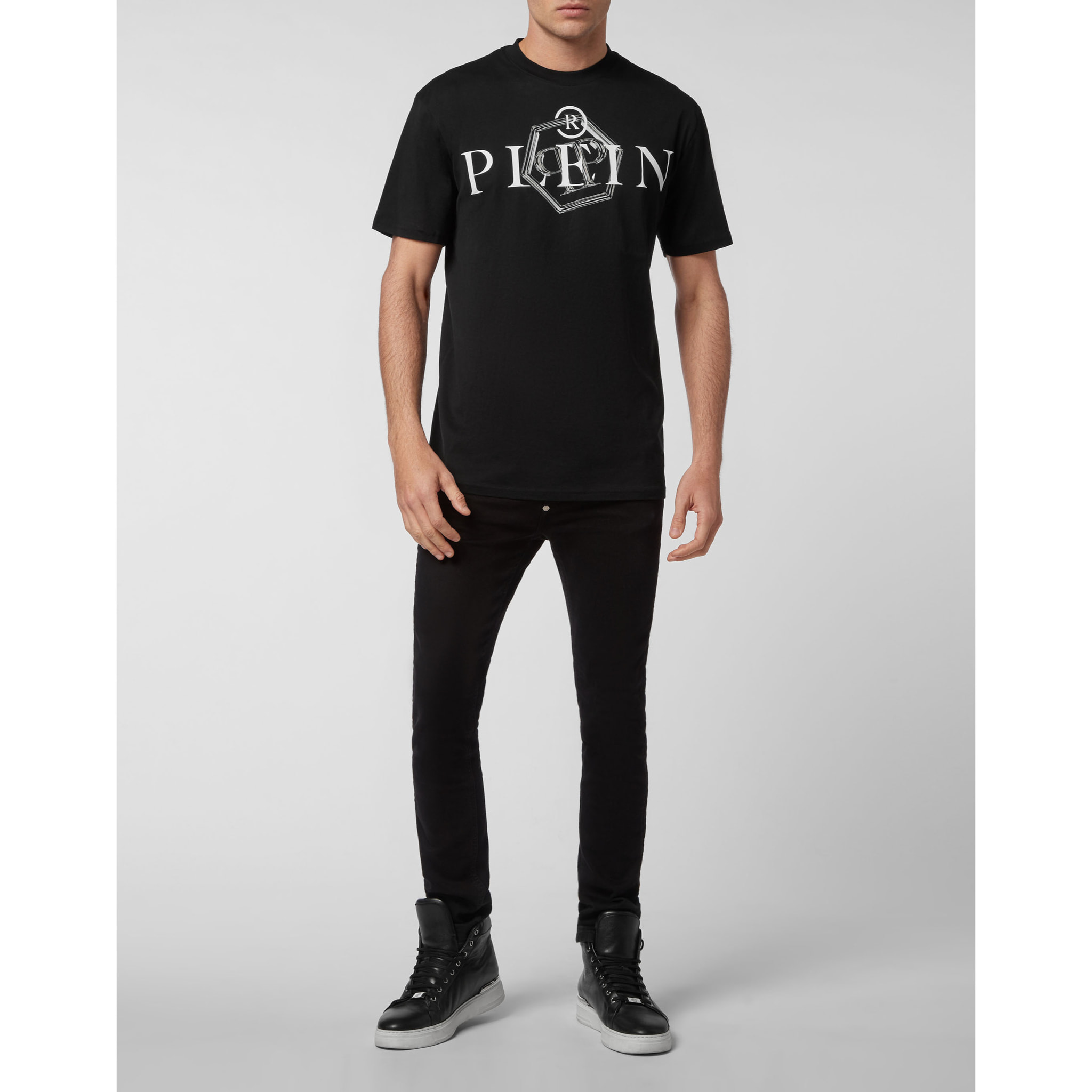 PHILIPP PLEIN Camiseta de cuello redondo y manga corta PHILIPP PLEIN TM