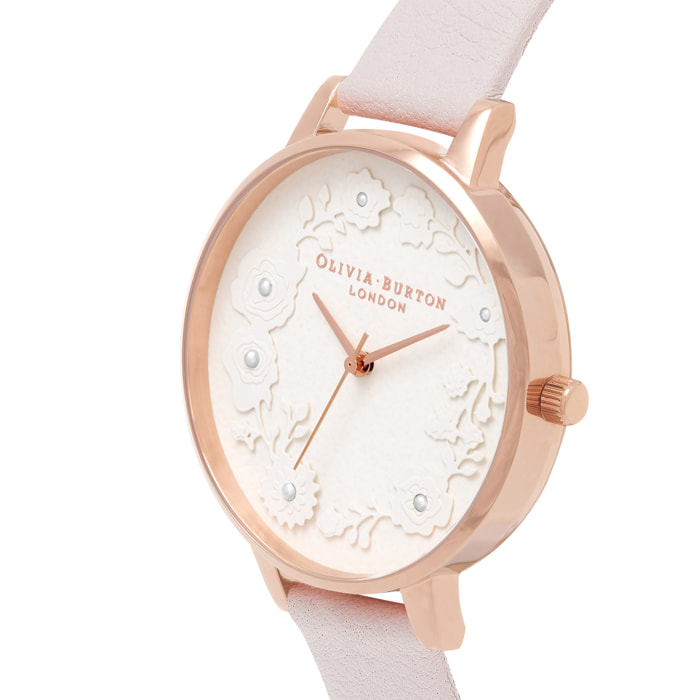 Reloj Olivia Burton OB16AR01 Mujer Analogico Cuarzo con Correa de Piel sintetica