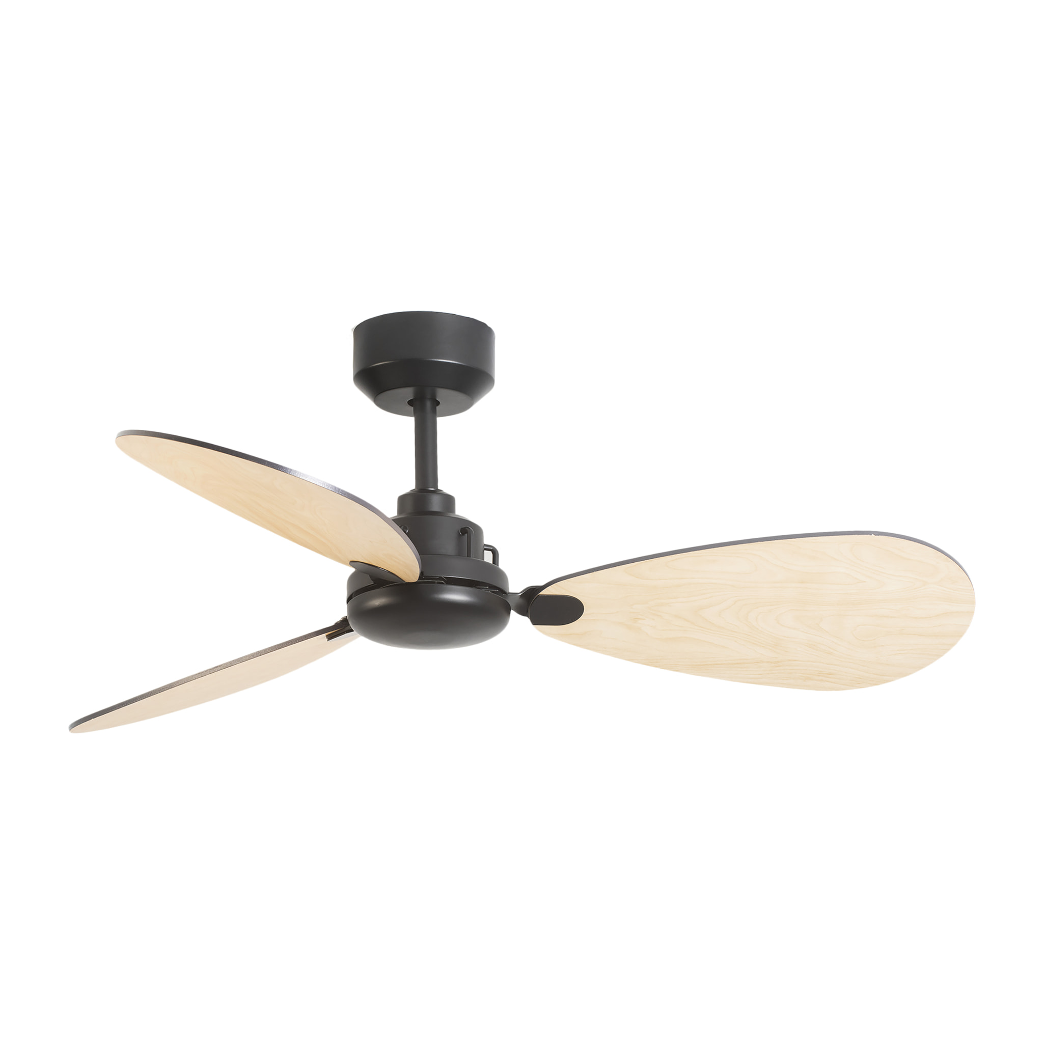 Forlight Blume Ventilador de Techo Ultrasilencioso con 6 velocidades, regulador de Intensidad y Temporizador de apagado. Negro.