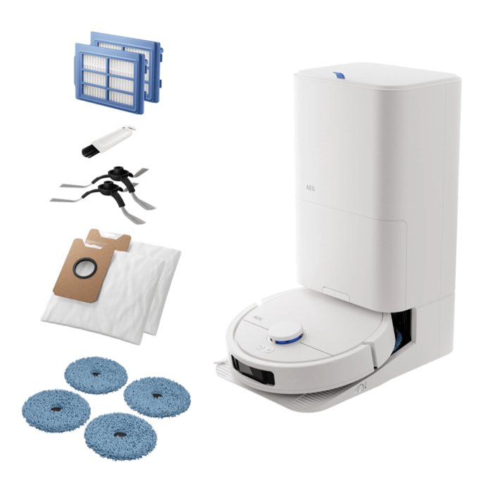 AEG Robot aspirador Serie 8000 Trilobite con 135 min de autonomía AR81UW3SW
