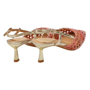 Decolletè cinturino regolabile - tacco 7,0 cm